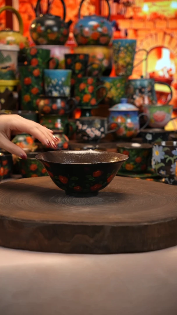 油画   釉下彩   碗