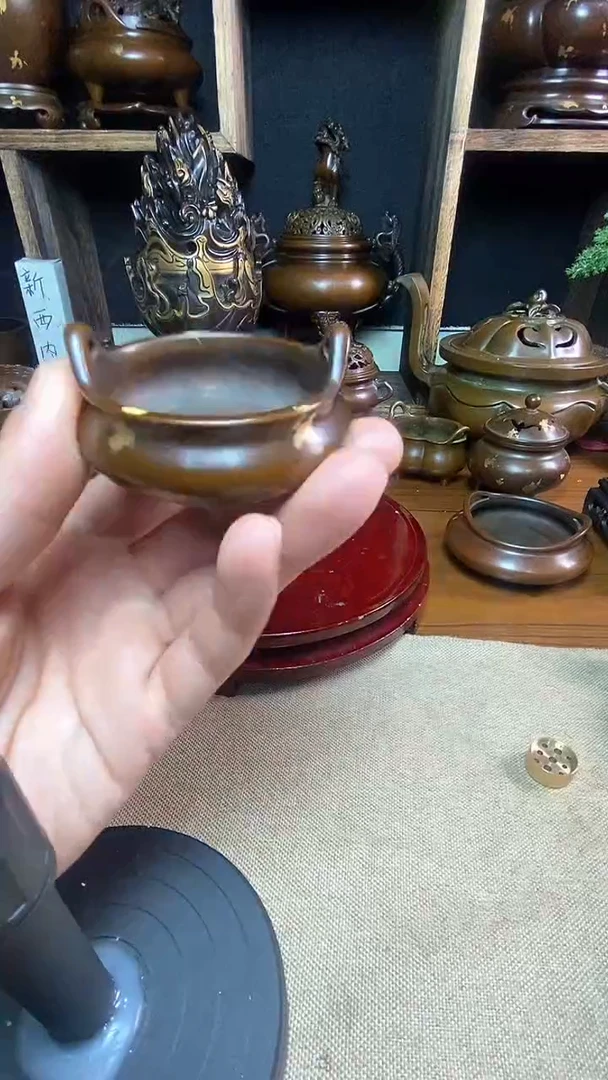 【闪购商品】苏工精品铜 摆件熏香炉/摆件
