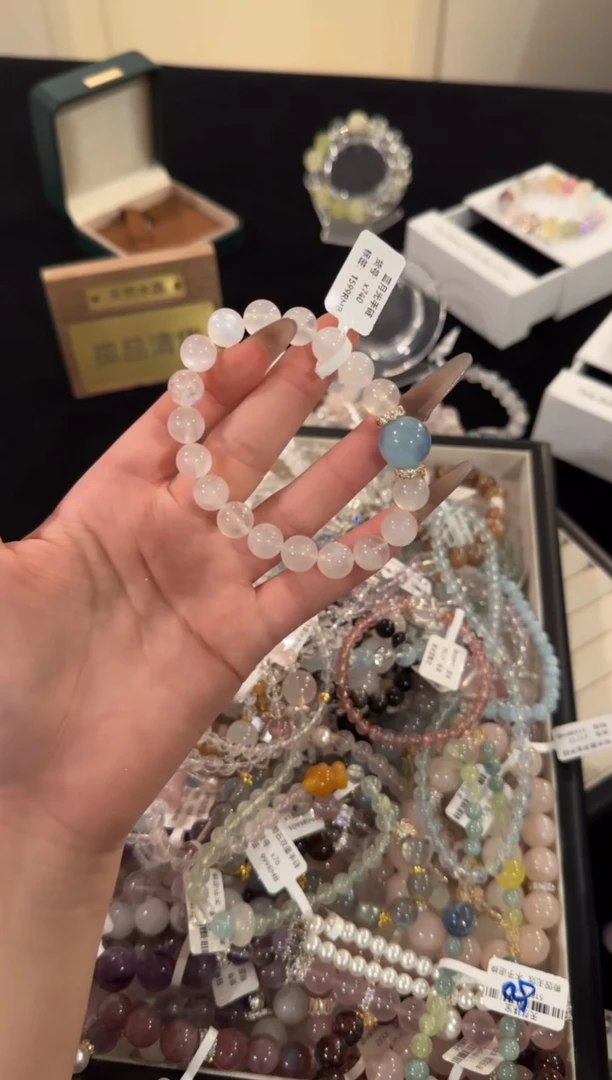 水晶手链合金蓝月光x740