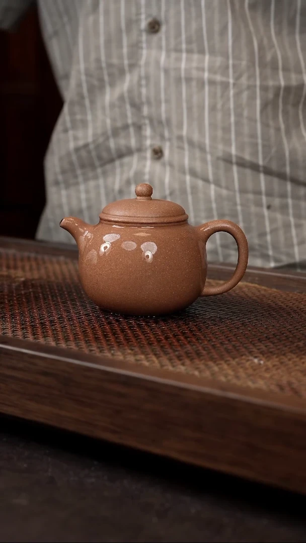 茶壶紫砂老段匏尊  大