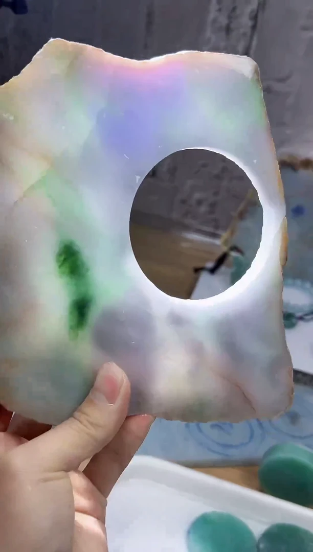 裸石翡翠天然翡翠A货余 南 853