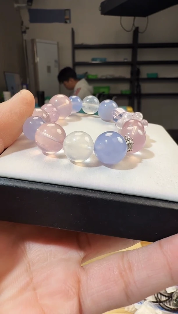 未镶嵌手链水晶晶8538 约12-16mm