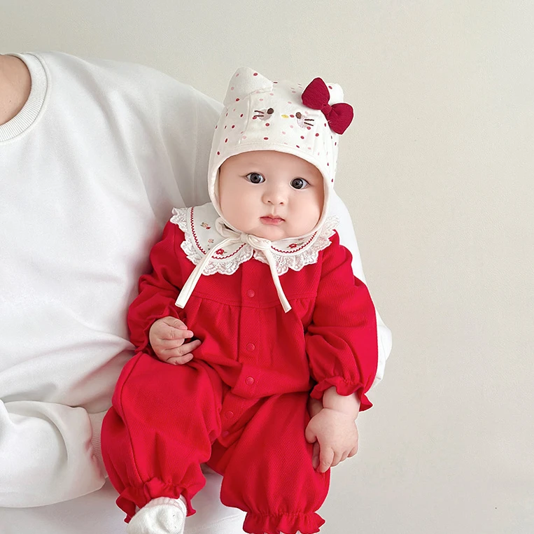 宝宝帽子春秋季卡通可爱超萌套头护耳帽男女婴幼儿护囟门胎帽新生