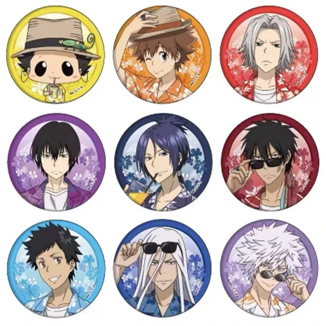 A3 家庭教师REBORN夏威夷风ver.吧唧徽章