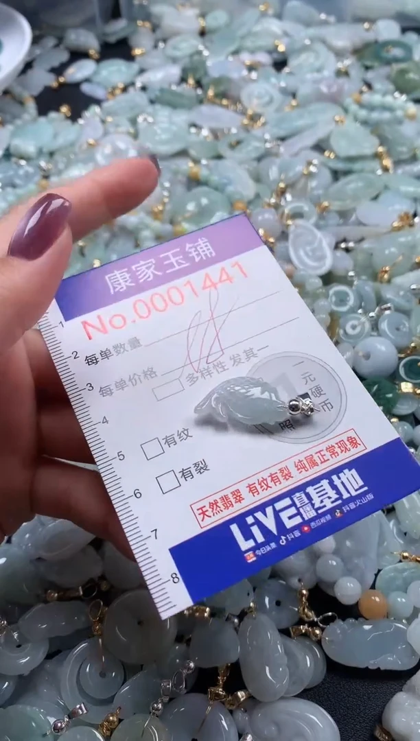 翡翠未镶嵌吊坠(不含链)1441