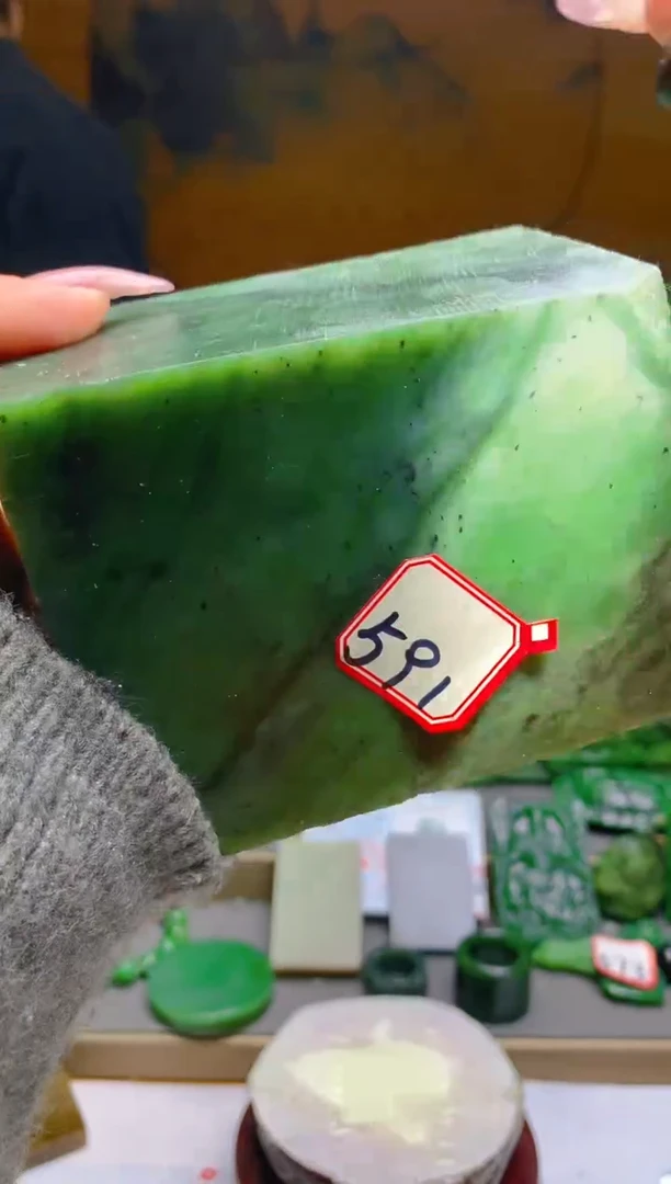 【闪购商品】和田玉（碧玉）珠宝半成品未镶嵌1