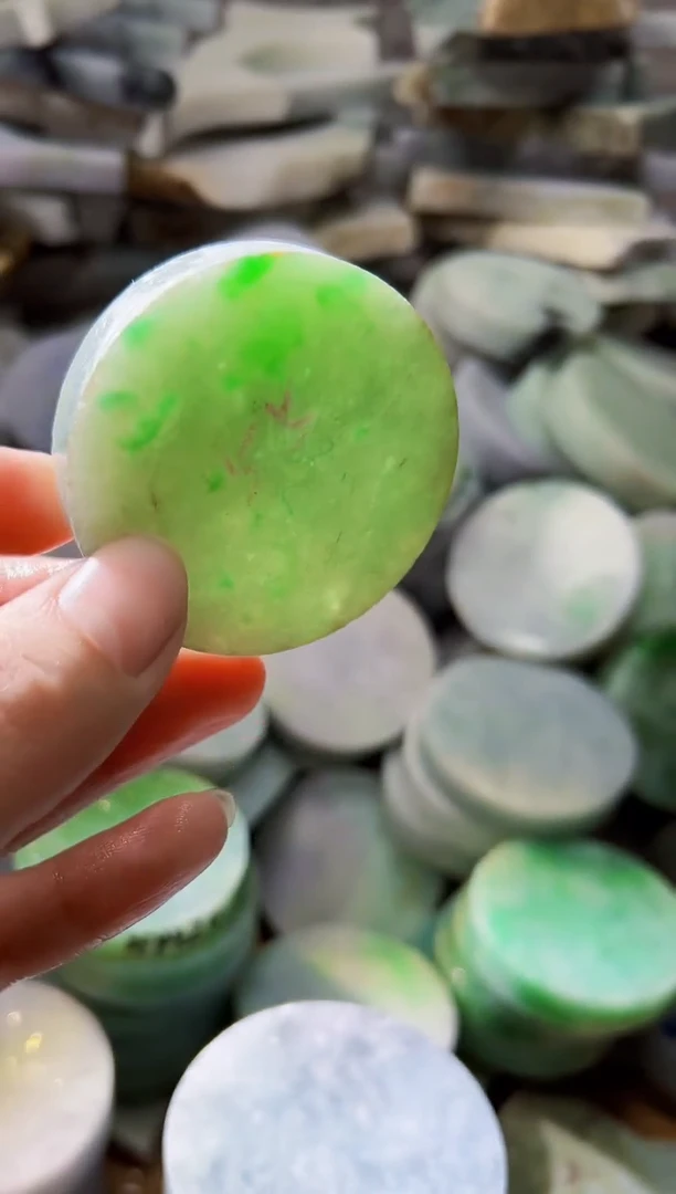 裸石翡翠天然翡翠A货玉 南 424