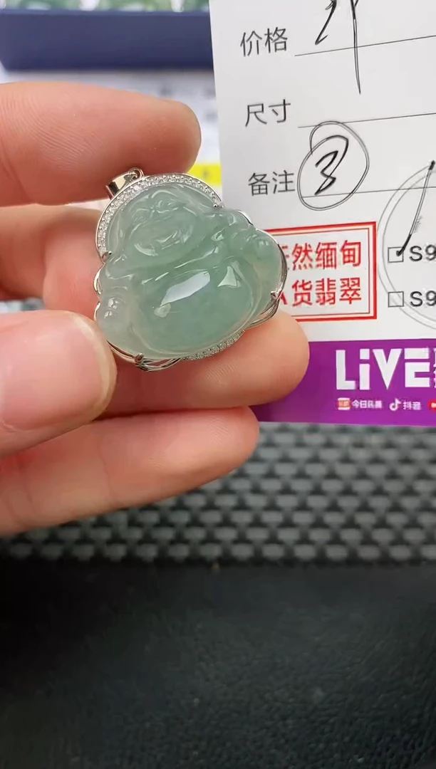 颈饰银S925镶嵌翡翠✰****✰挂件