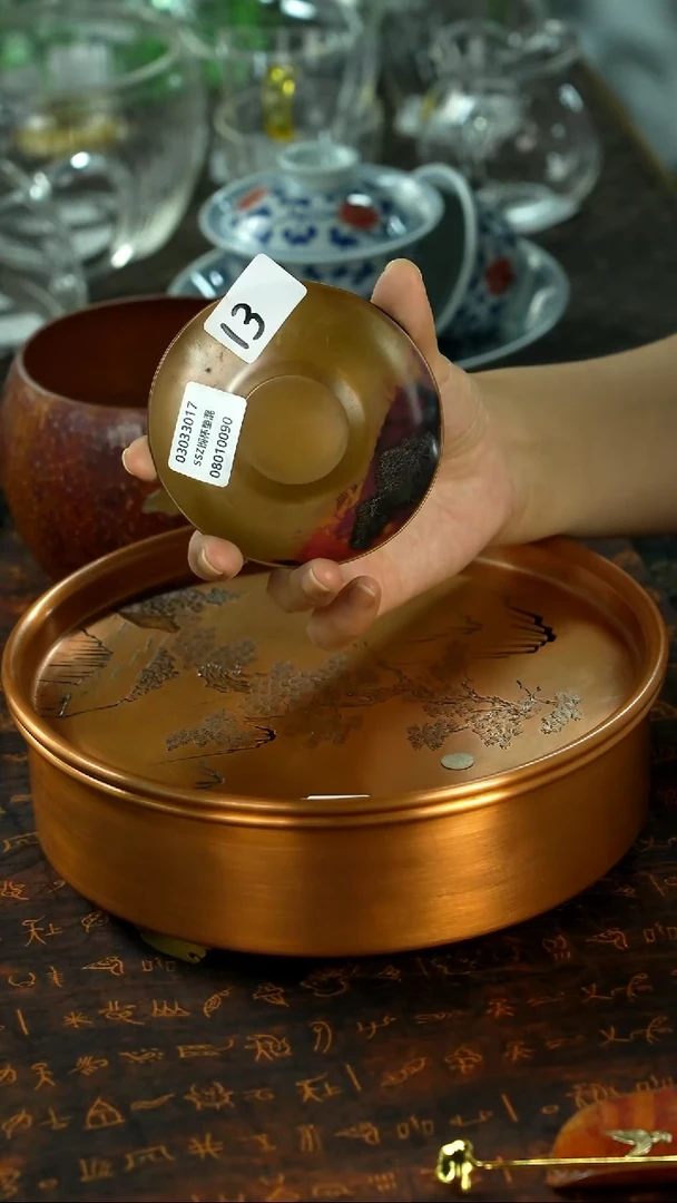 千款景德镇手绘茶具直接炸