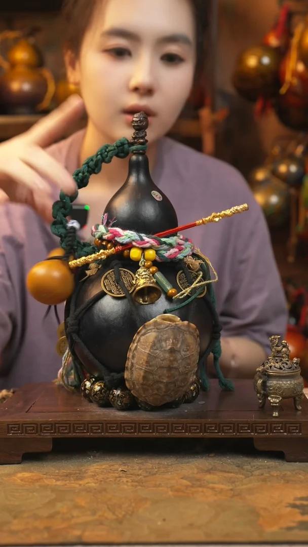270大漆一物一拍记葫堂出品【不带手串】