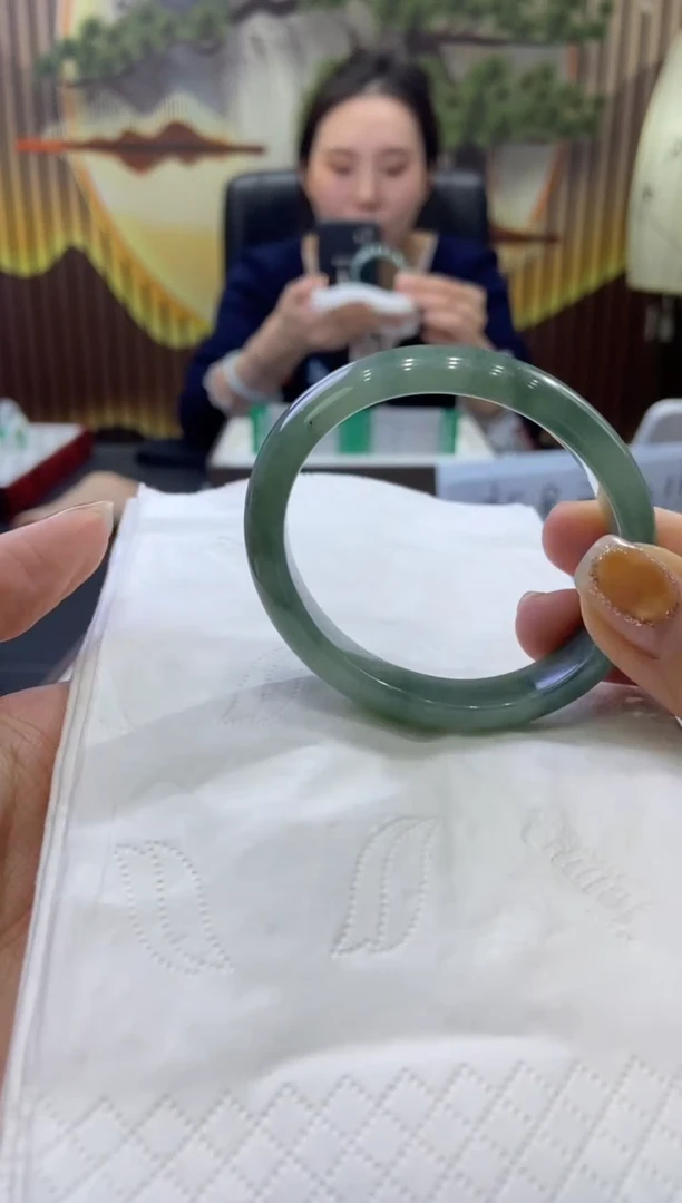 未镶嵌手镯翡翠0005900