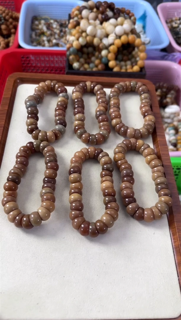 【闪购商品】白玉菩提手串15敦煌大肠