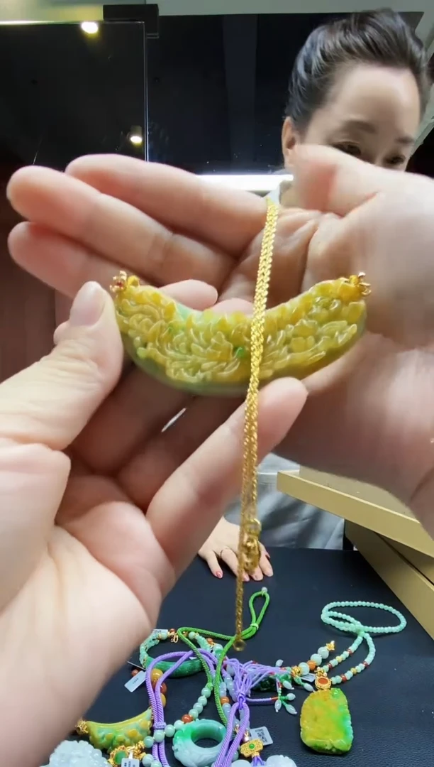 颈饰未镶嵌翡翠翡翠吊坠