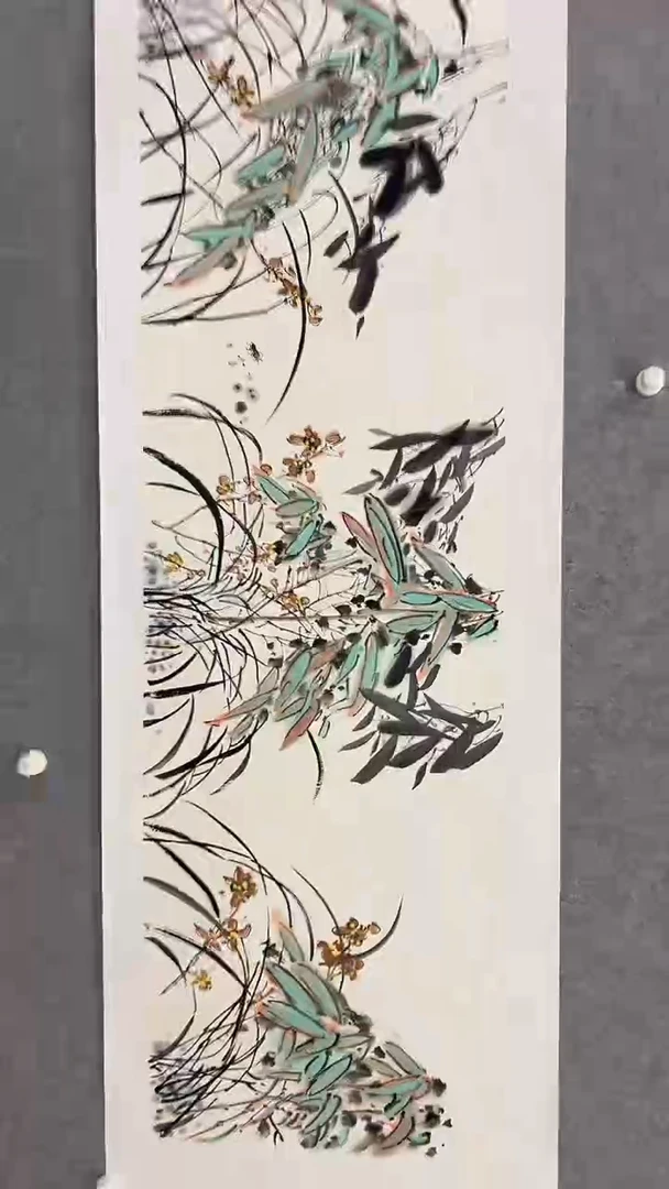 国画李纲-8平尺-花鸟作品-金