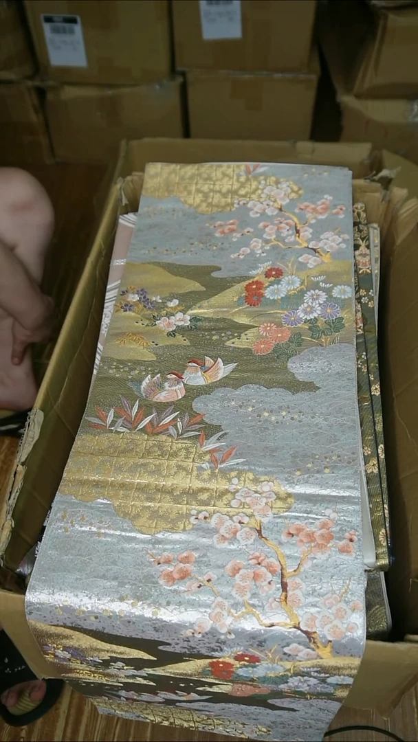 织绣织锦1花鸟六通