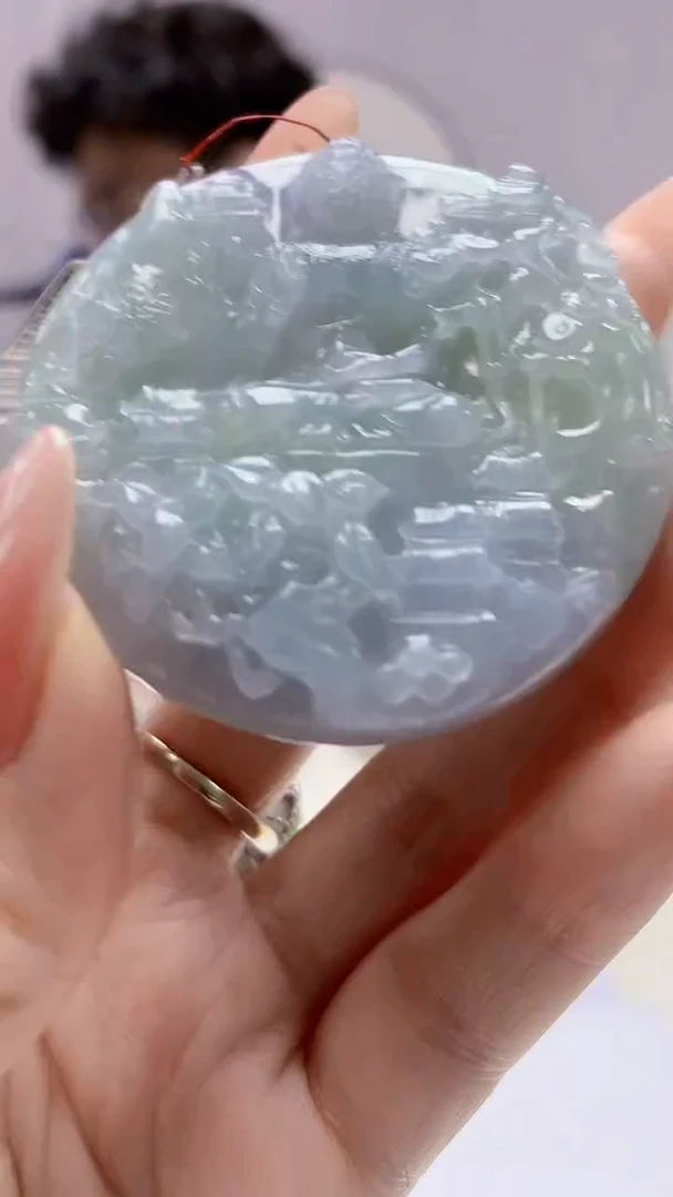 【闪购商品】定制翡翠未镶嵌4688DD-毛货挂件53