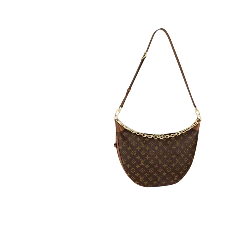 未使用 LouisVuitton/路易威登 LV豌豆包 loop lv月亮包大号