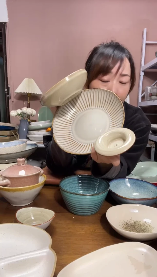 瓷微瑕（3个装）95+韩式碗+草帽味碟