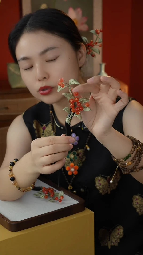 刺绣纯手工非遗国风饰品