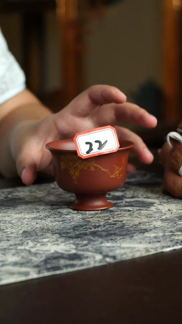 茶杯紫砂65宜兴紫砂原矿作品买二送一