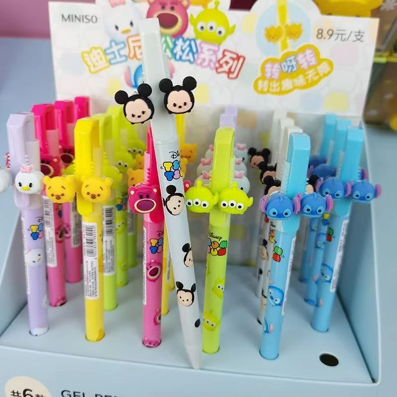 【黑墨-3支】G24转转笔,掉封蜡不售后