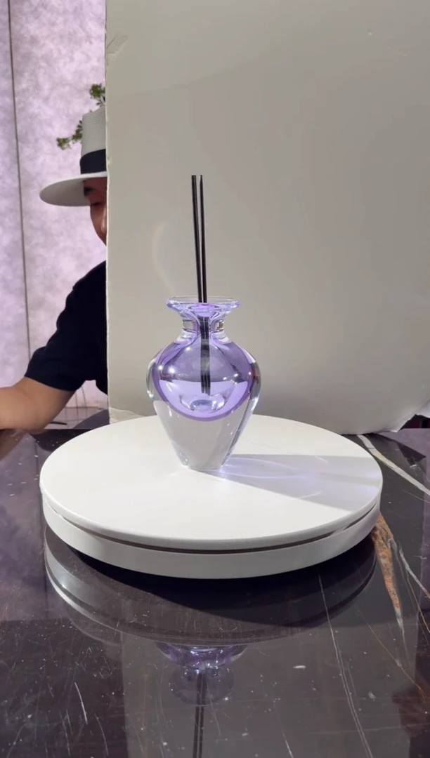 摆件紫罗兰小香薰瓶