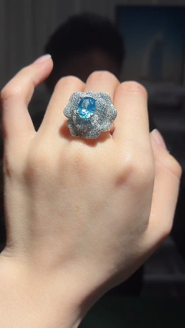 银S925镶嵌托帕石其他（扎德严选）