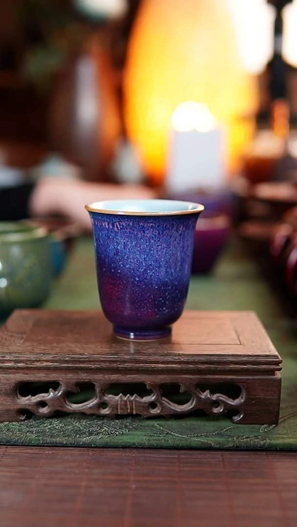 698 铃铛杯 钧瓷 何世超