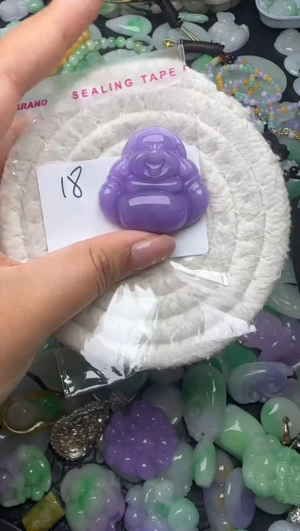 颈饰未镶嵌翡翠缅甸翡翠吊坠