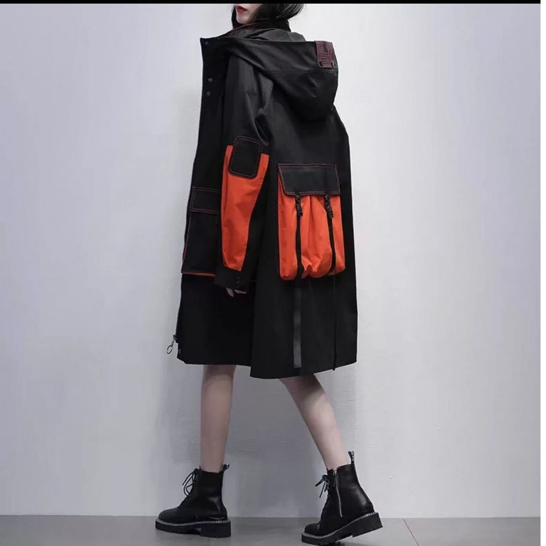 【TD】女长款2025冬装新款韩版白鸭绒时尚显瘦保暖加厚外套8009