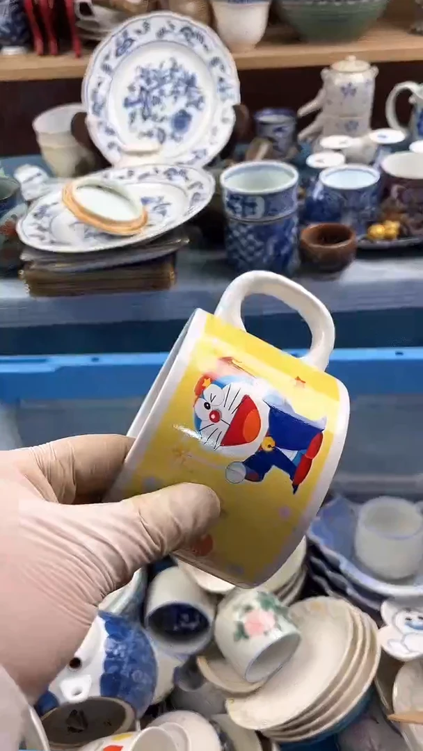 瓷片英歌瓷器满19.9包邮