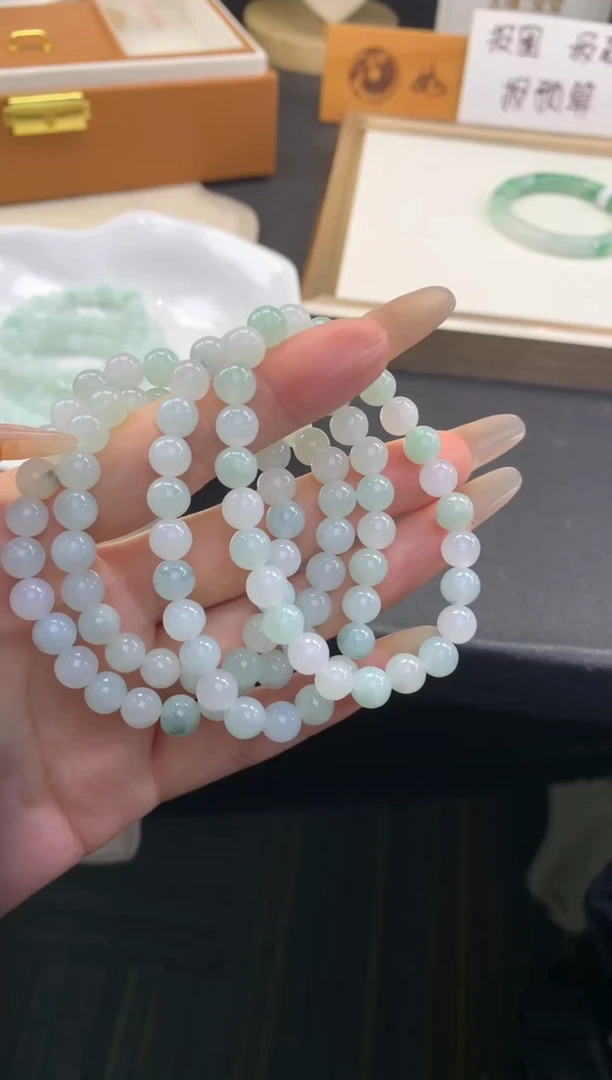 未镶嵌手串翡翠FC488 翡翠手串 多样性发其一