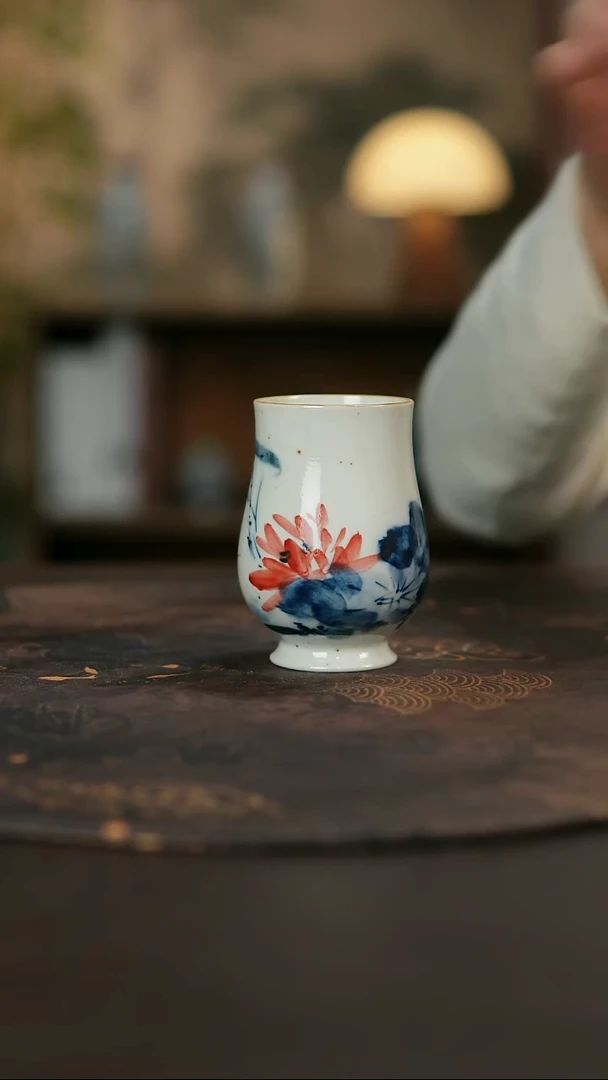 景德镇陶瓷杯碗柴烧多人