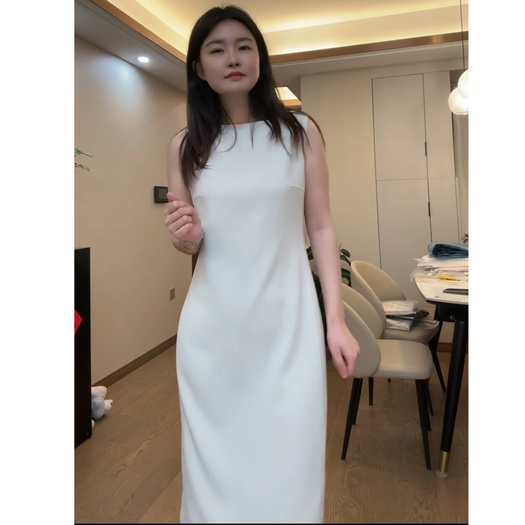 1 美单TH 伊士曼醋酸 连衣裙 气质无袖