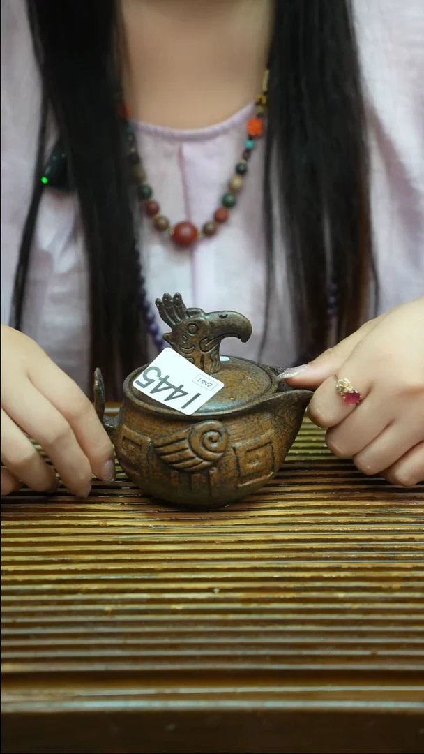 万古烧粗陶手工茶具