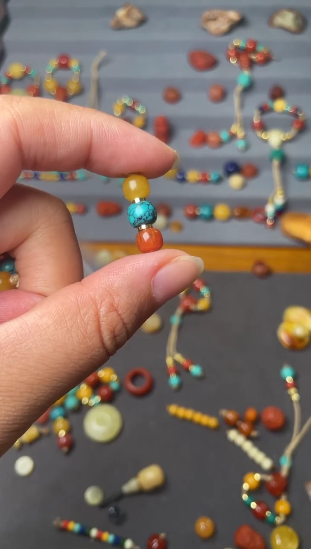 南红玛瑙多样性发货未镶嵌7网花红绿灯