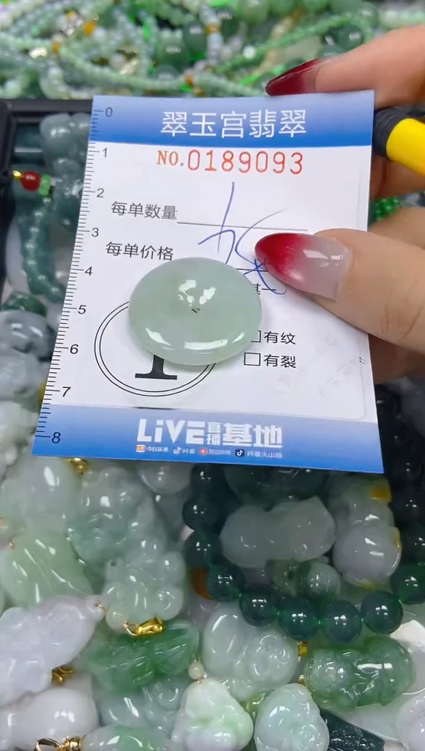 翡翠未镶嵌颈饰闪购0189093