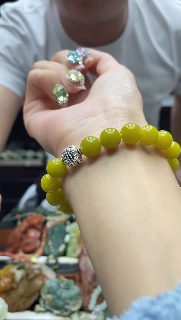 未镶嵌岫玉手串多样性发货*拍一发一