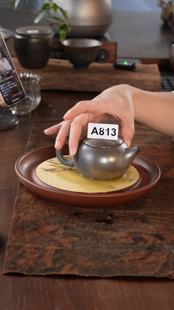 广西钦州坭兴陶纯手工纯柴烧西施壶145毫升