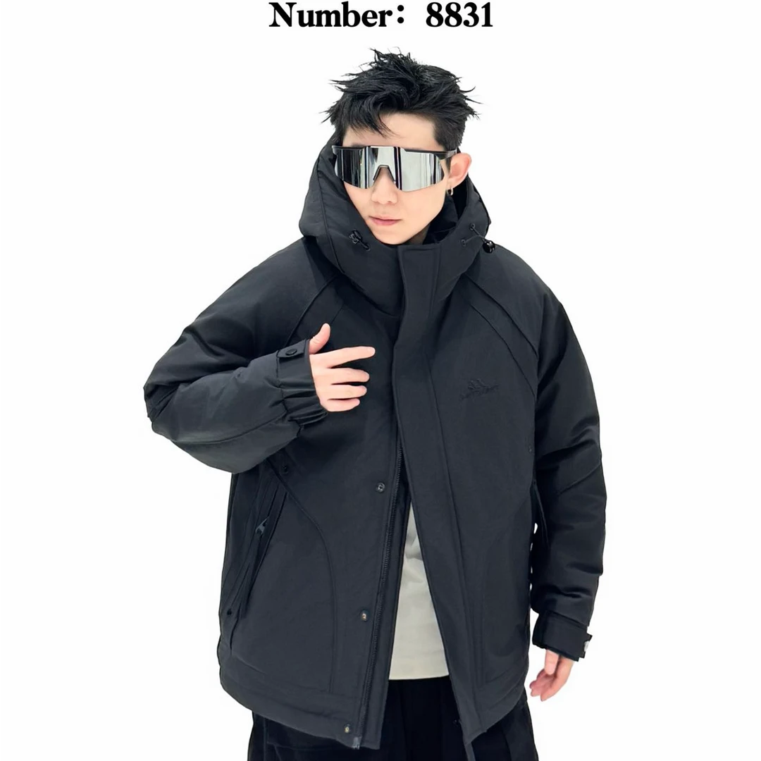 男士冬款保暖棉服户外男士连帽时尚棉衣风衣男士加大三防棉衣外套