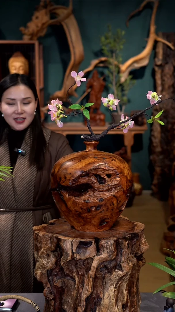 木雷击枣木平安瓶