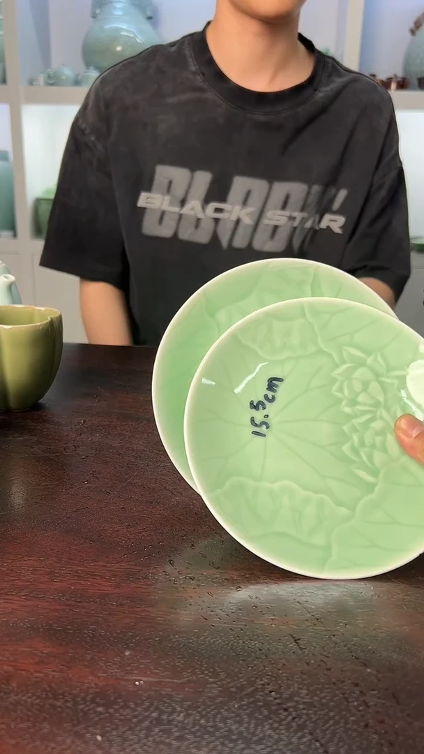 龙泉云间青瓷小米茶器