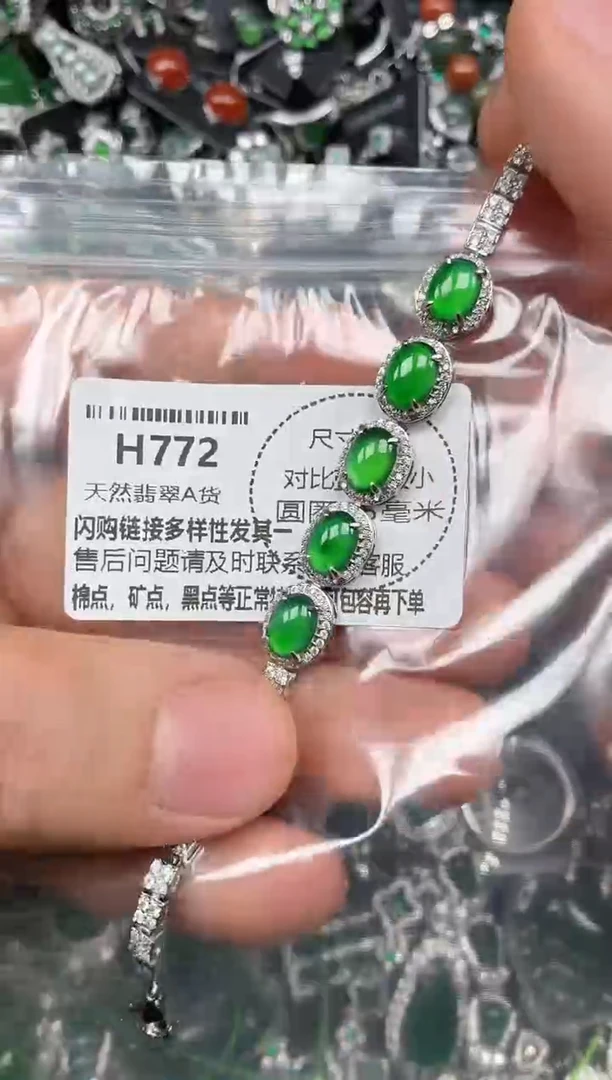 颈饰未镶嵌翡翠H772手链