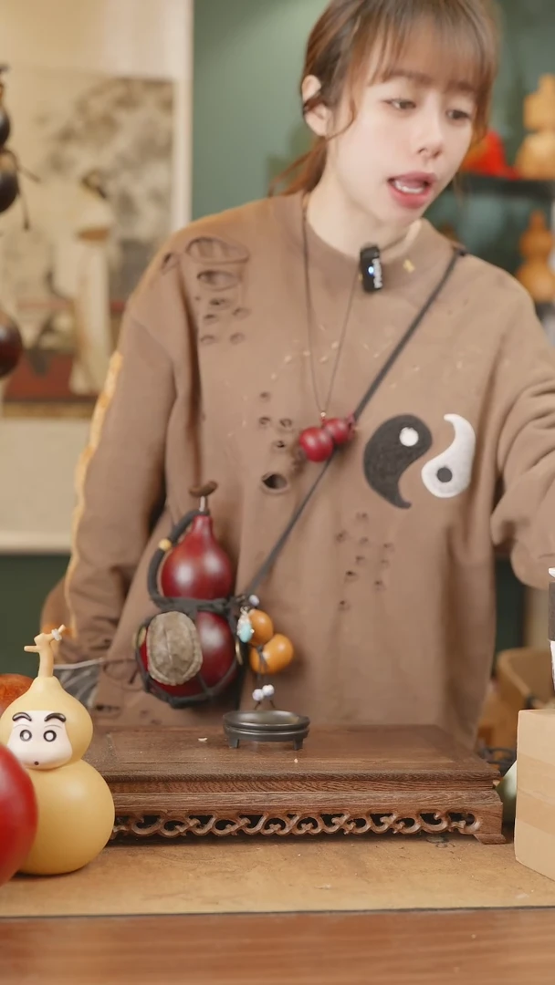 【闪购商品】174号精品天然大漆工艺防渗内胆酒葫芦~