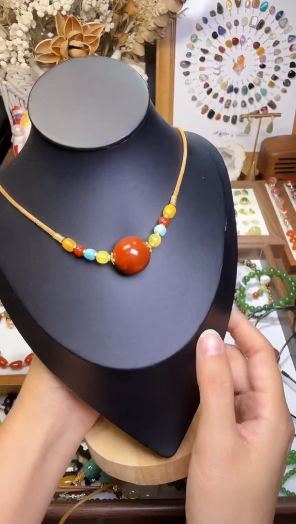 水晶摆件未镶嵌项链