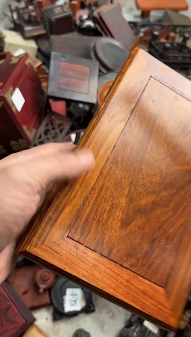 木110花梨木回纹底座