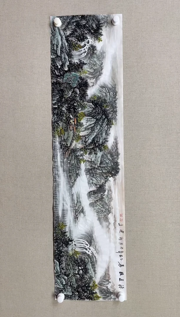 国画138*34 殷新建殷新建殷新建殷新建殷新建