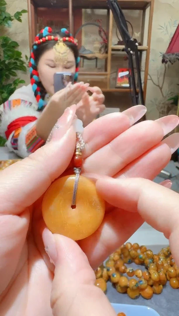 蜜蜡颈饰未镶嵌876天然蜜蜡珠宝奇石全都保真