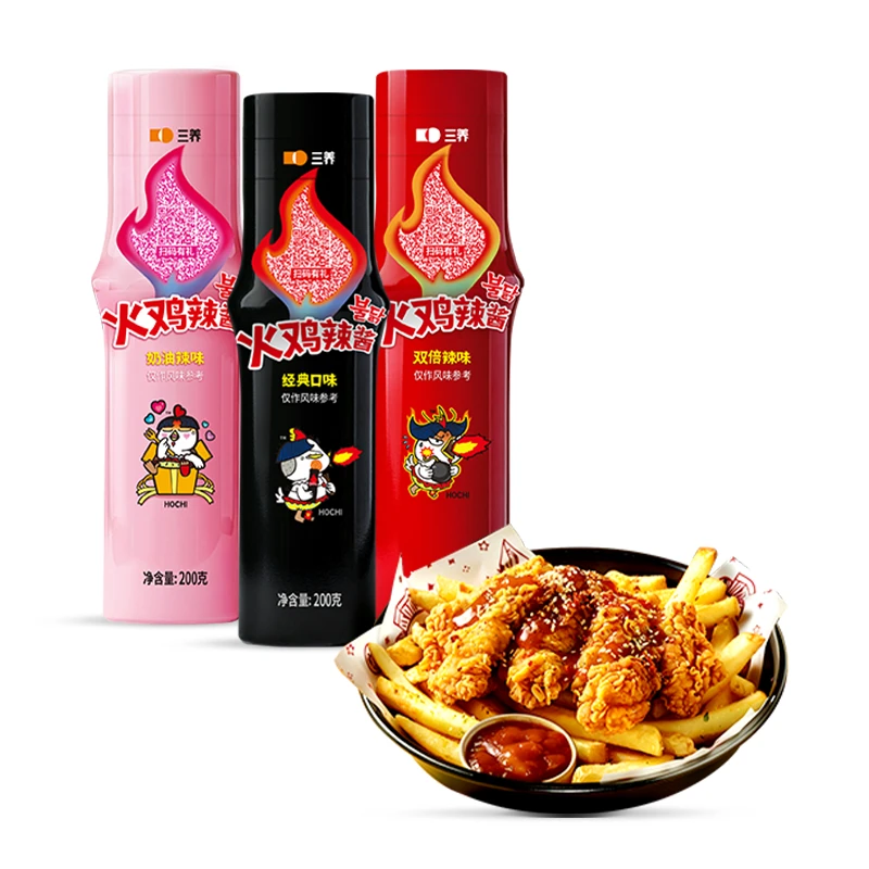 三养韩国进口火鸡面酱火辣酱炸酱拌面炸鸡酱200g×1瓶包装新升级