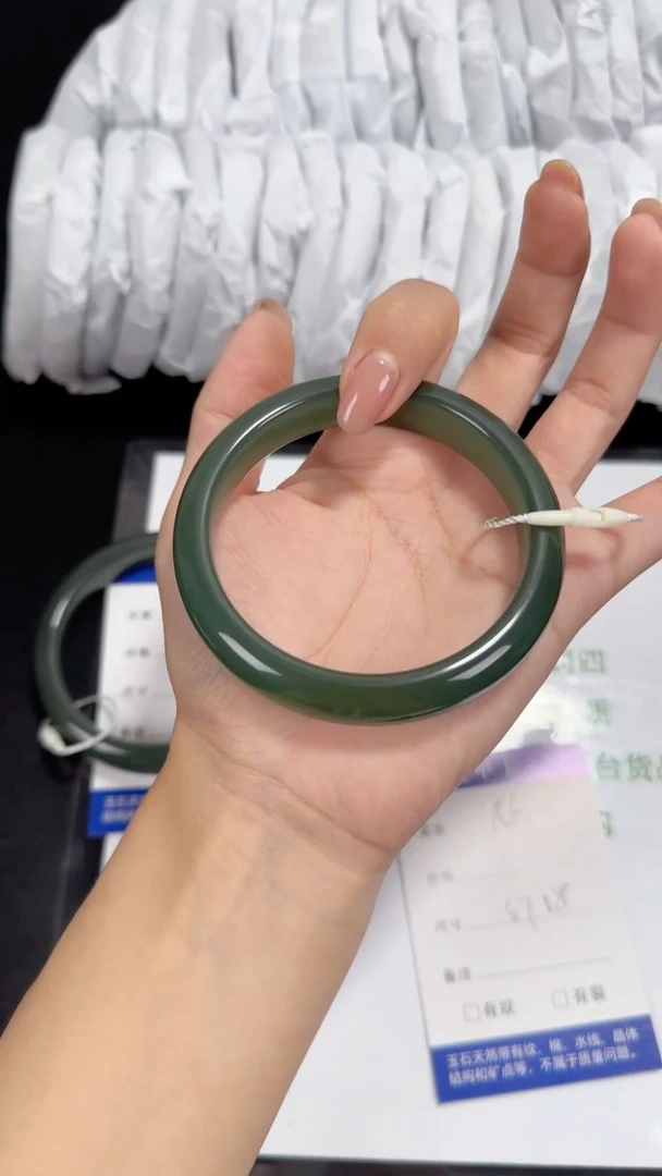 未镶嵌东陵石东陵玉156 湖水绿 57-58
